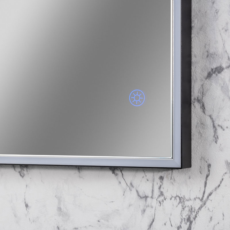 Spiegelelement eckig - mit LED Beleuchtung